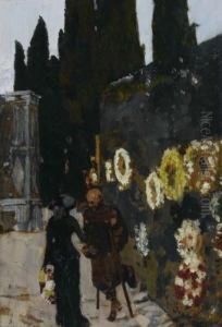Friedhof. by Hans Sandreuter
