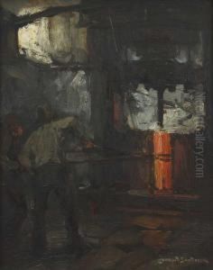 An Der Lochpresse, Rohrenwalzwerk by Leonhard Sandrock
