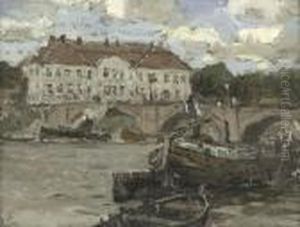 Ansicht Von Schlos Kopenick by Leonhard Sandrock