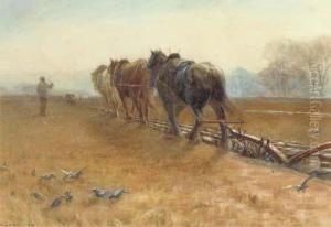 The Plough Team by Henry H. Sands