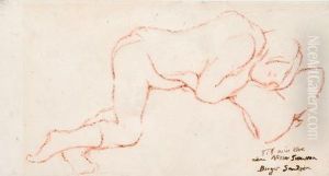 Mujer Durmiendo by Sven Birger Sandzen
