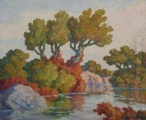 Kansas Landscape (smoky Hill River) by Sven Birger Sandzen