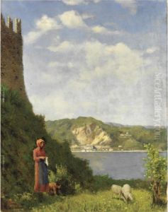 Paesaggio Sul Lago by Pio Sanquirico