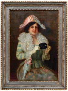 Colombina (mascarada). by Francesc Sans Castano
