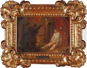 Escena De Carnaval by Francisco Sans y Cabot