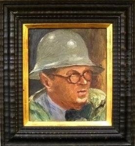 Portrait Of A Man In A Pith Helmet Portrait Of A Man In A Pith Helmet