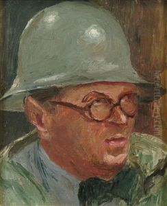 Study Of A Manin A Tin Hat Study Of A Manin A Tin Hat