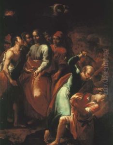 La Cattura Di Cristo E Il Dubbio Di Malco by Fabrizio Santafede
