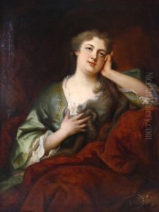 "madeleine," Oil On Canvas by Jean-Baptiste Santerre
