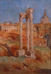 Pittore Nel Foro Romano