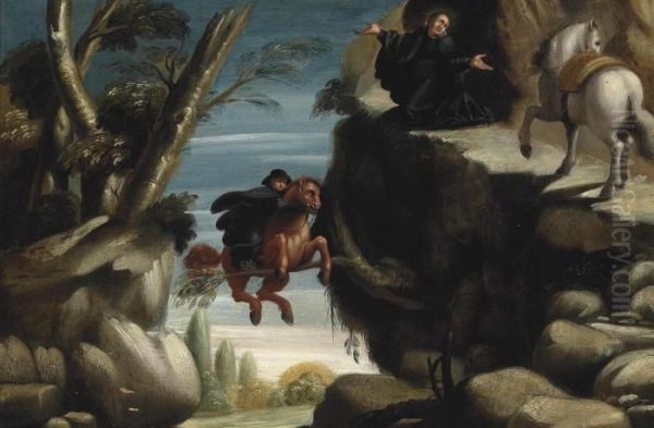 Saint Nicholas Interceding And Saving A Rider - view 1