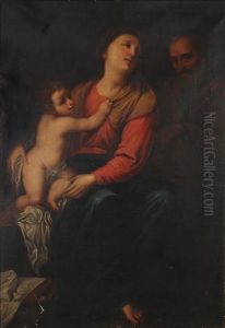Veneziano The Holy Family by Carlo Saraceni