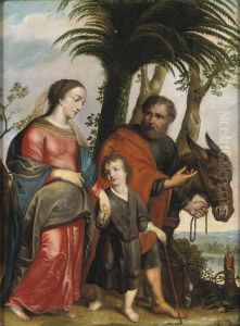 The Flight Into Egypt by Carlo Saraceni
