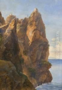 Vue Presumee Du Cap De Mesine by Louise-Josephine Sarazin de Belmont