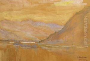 Dunarea La Orsova by Gheorghe Sarbu