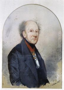 Portrait Eines Herren Mit Orden