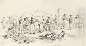 The Halt; And Departure Of The Baggage Train The Halt; And Departure Of The Baggage Train