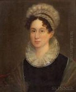Portrait Of Fannie Paddock. by Henry Sargent