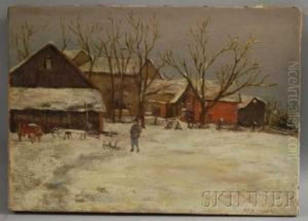 Farm In Winter - view 1