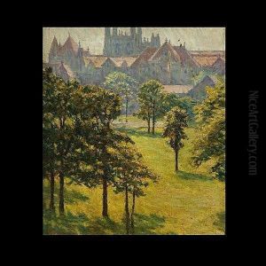 View From The Villagesquare by Walter Sargent