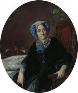 Portrait Of A Lady by Sergej K. Sarjanko