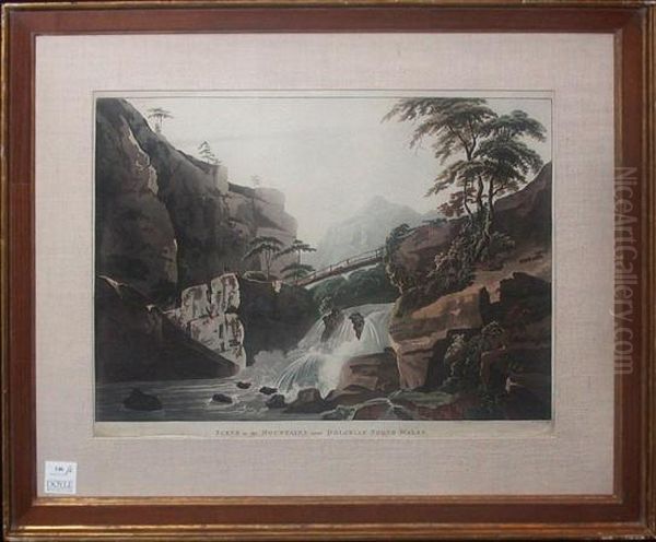 Entrance To The Vale Of Llangollen North Wales And Scene In Themountains Near Dolgelly North Wales - view 1