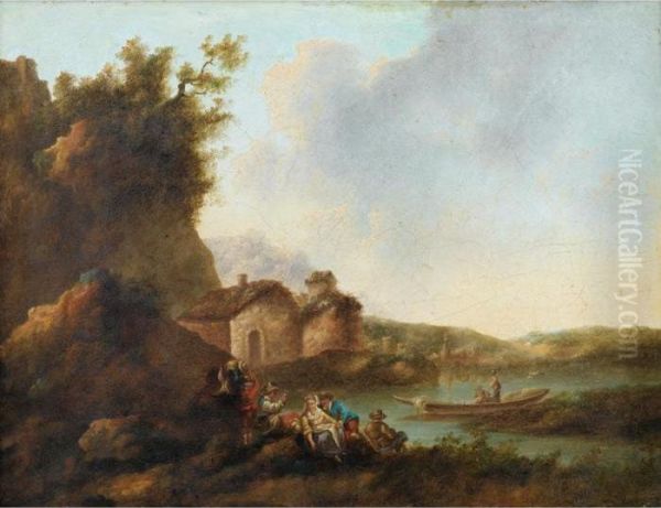 Paysages De Riviere Avec Des Embarcations - view 1