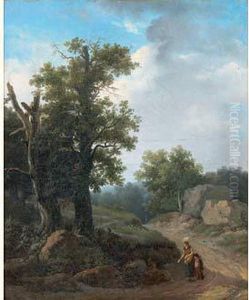 Paysage Anime De Personnages by Jean Baptiste Sarrazin