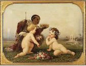 Giochi Tra Putti by Egisto Sarri