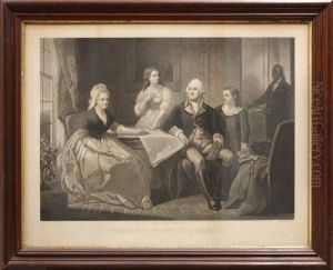 Washington And His Family by William Sartain