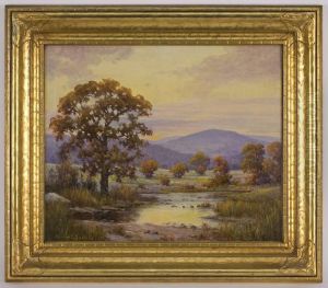 A Mountain Landscape by Herbert Sartelle