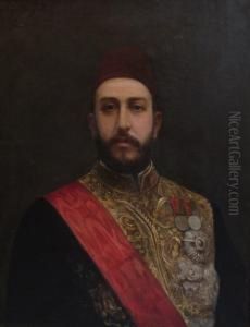 Portrait De Muhammad Tawfik Pasha, Khedive D'egypte