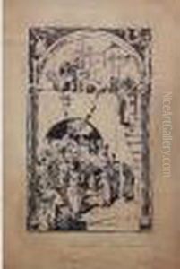 Raffigurante Gesu Tra I Bambini by Giulio Artistide Sartorio