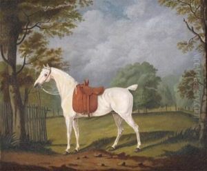 A Grey Hunter In A Landscape by John Sartorius