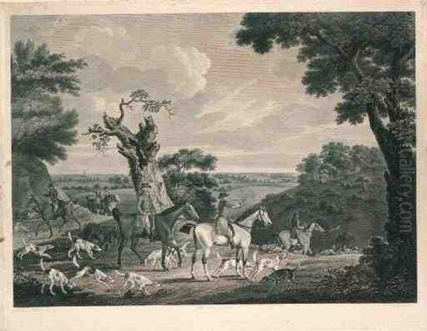 Foxhunting: Brushing Into Cover, The Chase, At Fault, The Death(siltzer 243) By John Peltro And John Neagle - view 1