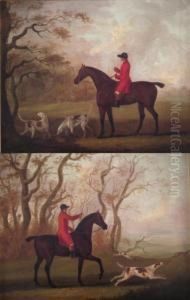 Two Fox Hunting by John Nost Sartorius