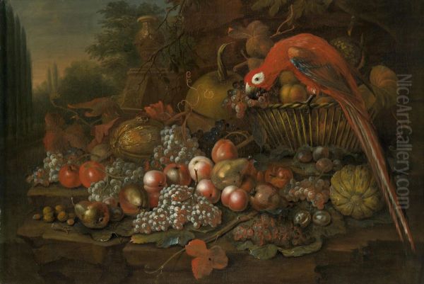 Still Life With Fish And A Parrot - view 1