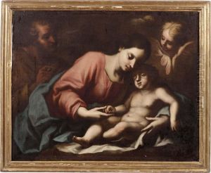 Sacra Famiglia Con Cherubino