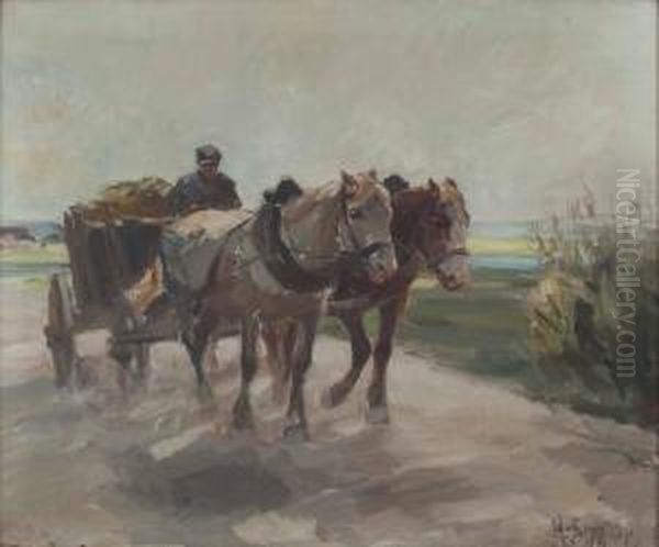 Pferdefuhrwerk - view 1