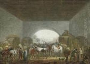 Travellers In A Coaching Inn
