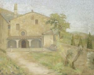 Vue De La Campagne Toscane by Amelie Sauger