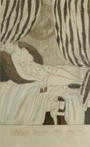 Of Semi Clad Female Figures - view 1