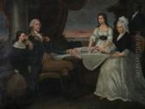 George Washington Andhis Family by Edward Savage