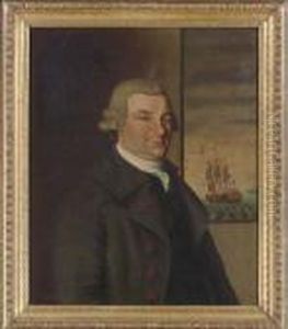 Portrait Of Captain James Scott by Edward Savage