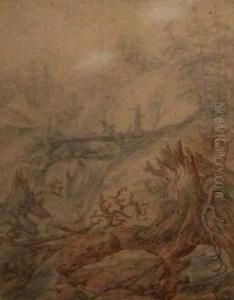 A Woodland Glade by Hans Savery
