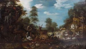 Cain Et Abel Dans Un Paysage