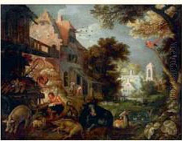 Paysage Avec Le Fils Prodigue - view 1