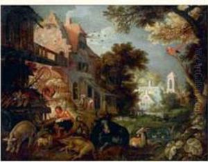 Paysage Avec Le Fils Prodigue by Hans Savery