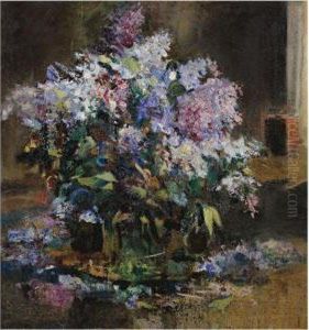 Lilacs by Alexander Ivanovitch Savinov