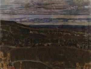 Paesaggio - 1907 by Alexander Ivanovitch Savinov